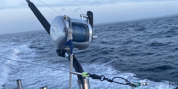 Reels on a boat